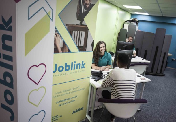 Image of the LUU jobshop office 'Joblink'