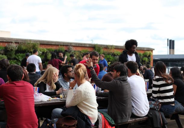 A postgraduate social event at Terrace in LUU