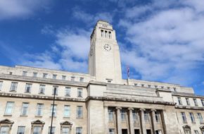 An image of the Parkinson Building at the University of Leeds