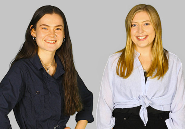 Image of exec officers Lotti and Izzy